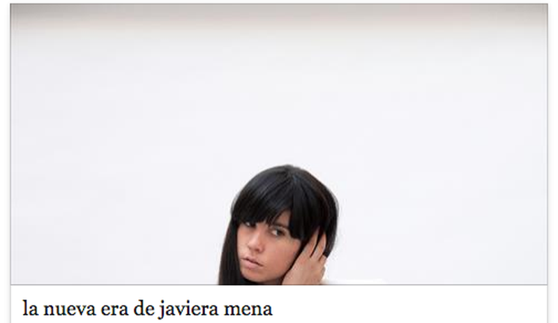 image: la nueva era de javiera mena | i-D Magazine by lauraput