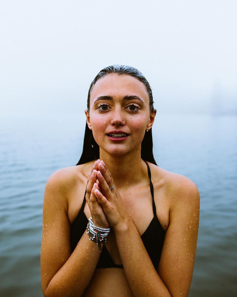 image: Currently working on a video recap of this last summer + all the places it brought me. I’ll have that and a blog post up on my website later today, stay posted? Until then here’s a picture of Elina after a rainy day... by lostintheforrest