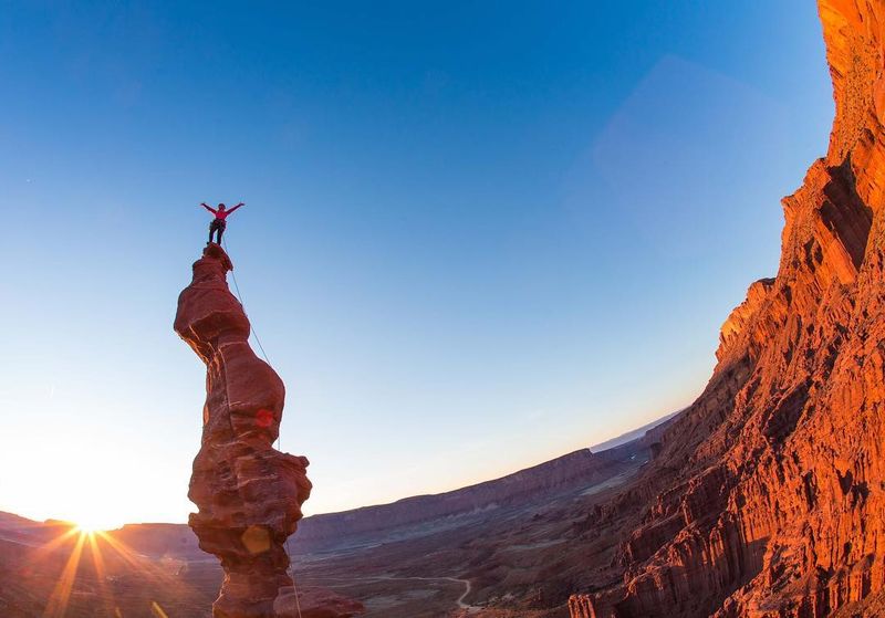 image: Conquering the summit with a shit-eating grin. The tan that might just be dirt. The campsites, desert spires, and crag dogs. The push, the pull, the failure and the triumph. Climbing. There will never be enough time to collect all that climbing has to... by seelyseeclimb
