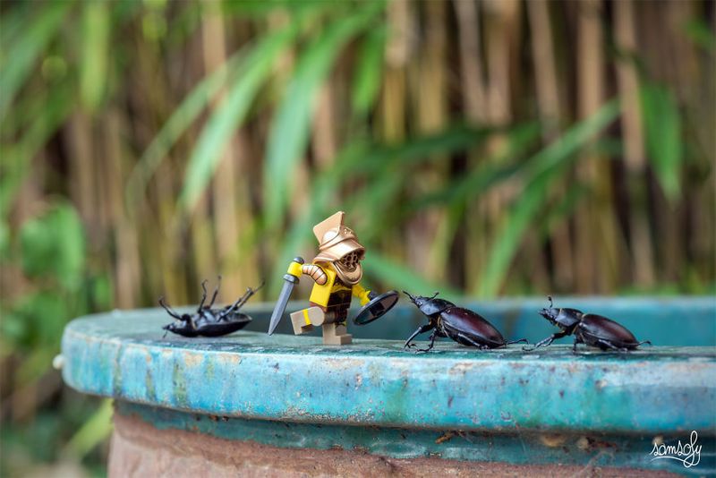 image: Miniature LEGO Adventures by neverdiscrete