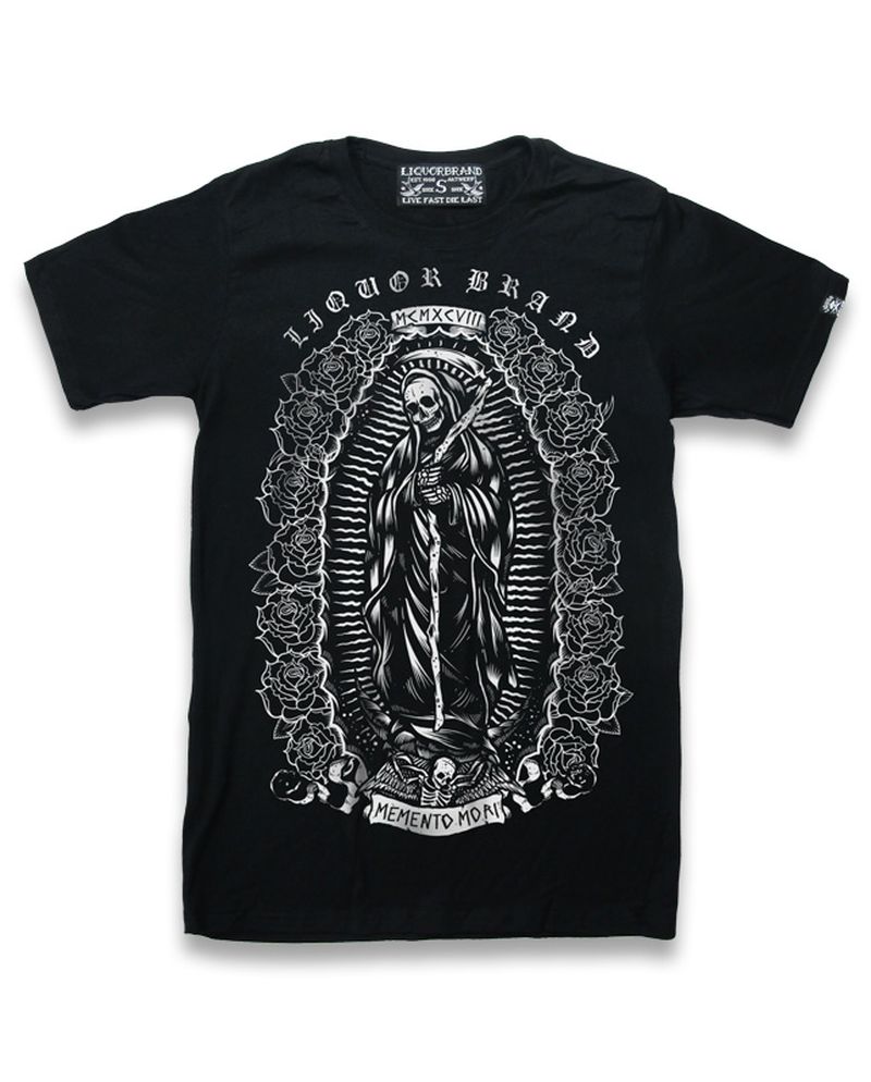 image: SANTA MUERTE T-SHIRT BY LIQUOR BRAND by mapydh