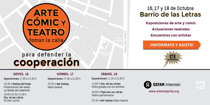 image: Arte, Cómic y Teatro defienden la cooperación by IntermonOxfam