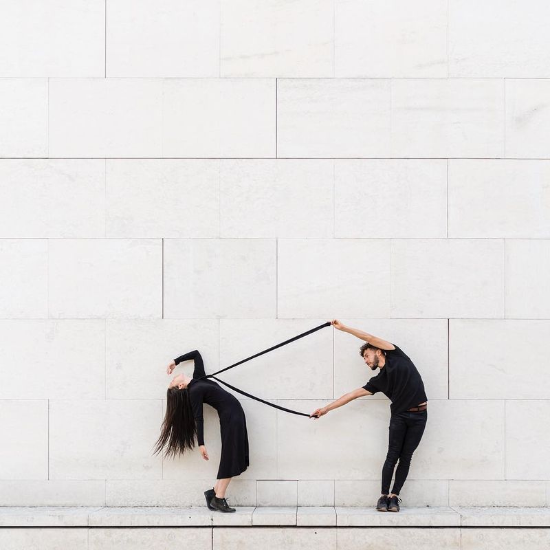 image: Rhombus ♦️Without a doubt, @manaho.shimokawa and @dante_and_about are wonderful dancers but... I did not mean literally that when I asked them to help me to find the perfect angle for this picture! Anyway, they look so a-cute!—No cabe duda de que @manah by annadevis