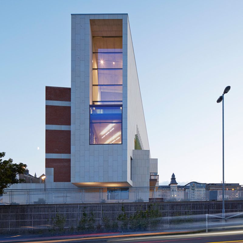 image: Granite-clad library by Carr Cotter & Naessens faces... by waryamaranth