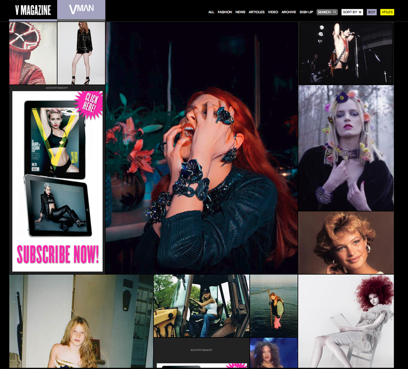 image: V MAGAZINE / ROBERTO CAVALLI IS PSYCHOTIC by diegodiazmarin