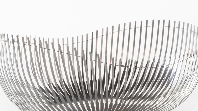 image: Delicate Steel Bowls That Flex With A Wire by stanis