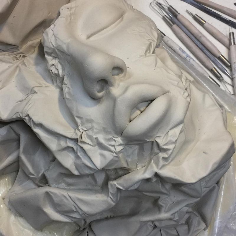 image: Lucid Dream II - Bad...Porcelain work in...A week is not enough for crafting all these details. But I enjoy each and every moment.#art #ceramics #sculpture #johnsontsang by johnsontsang