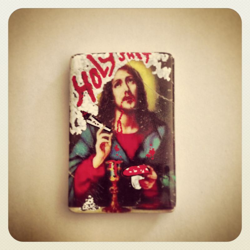 image: HOLY SHIT · STREET ART MAGNET BY MAPYDH by mapydh