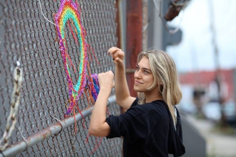 image: Yarn Bombing by neverdiscrete