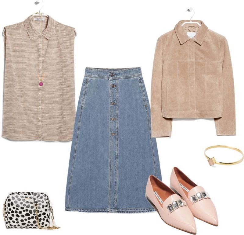 image: New look: the denim skirt | HEELS & PEPLUM by heelspeplum