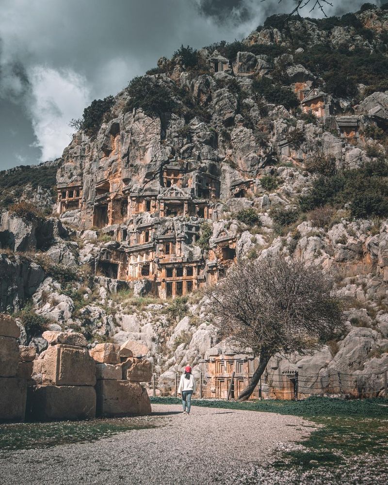 image: Have you been to an ancient Greek Town?We visited one of the most majestic ancient Greek Towns in Turkey, it's called Myra.It's located in Lycia, a couple hour drive from Antalya city.Can you believe that...Those are graves?They know how to build... by iwwm