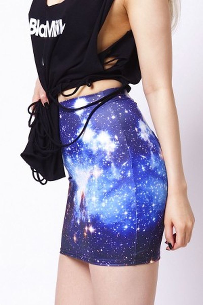 image: Galaxy skirt-black milk by ckelyknickknack