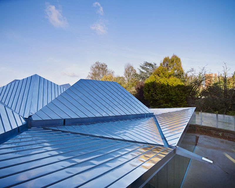 image: Metallic polygonal roof tops La Madeleine library by... by waryamaranth