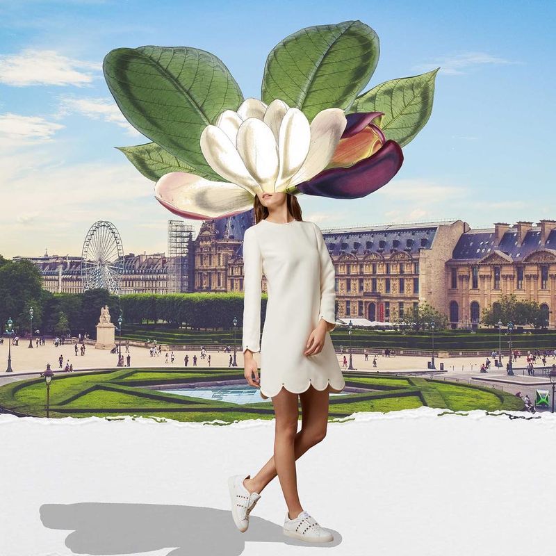 image: Spring in Paris / Commissioned collage for @24sevres #collageart #collage_guild #minimalistart #fashionist #collagecollectiveco #taidekollaasi #riikkafransila #surrealart #d_expo #surreal #contemporarycollage #fashionart #fashion #vintageart #24SevresW by vintageart_originals